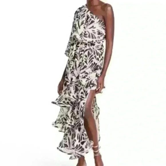 NWT Alexis x Target botanical one shoulder dress - Picture 1 of 4